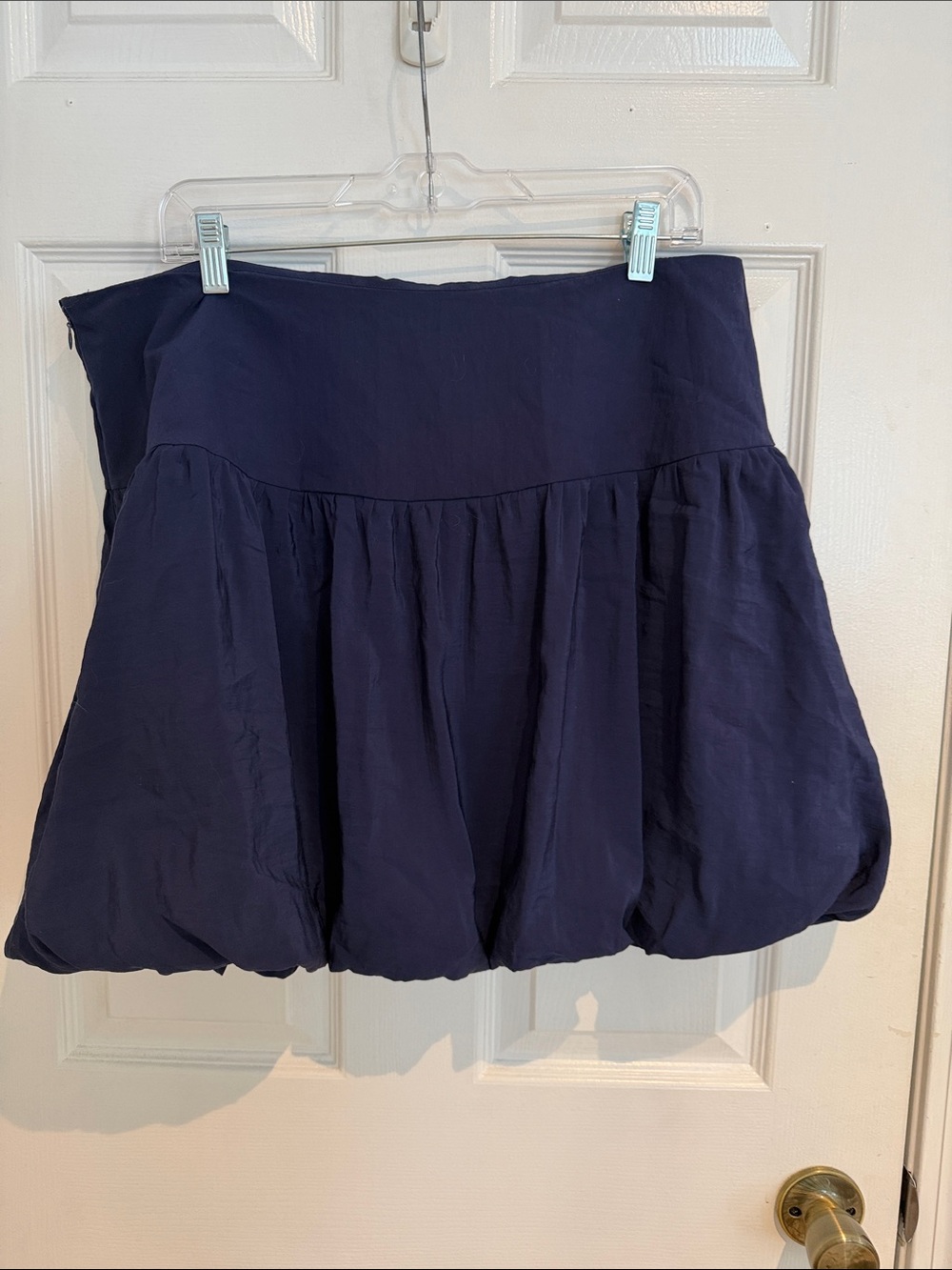 NWOT Women's Navy Bubble Shirt